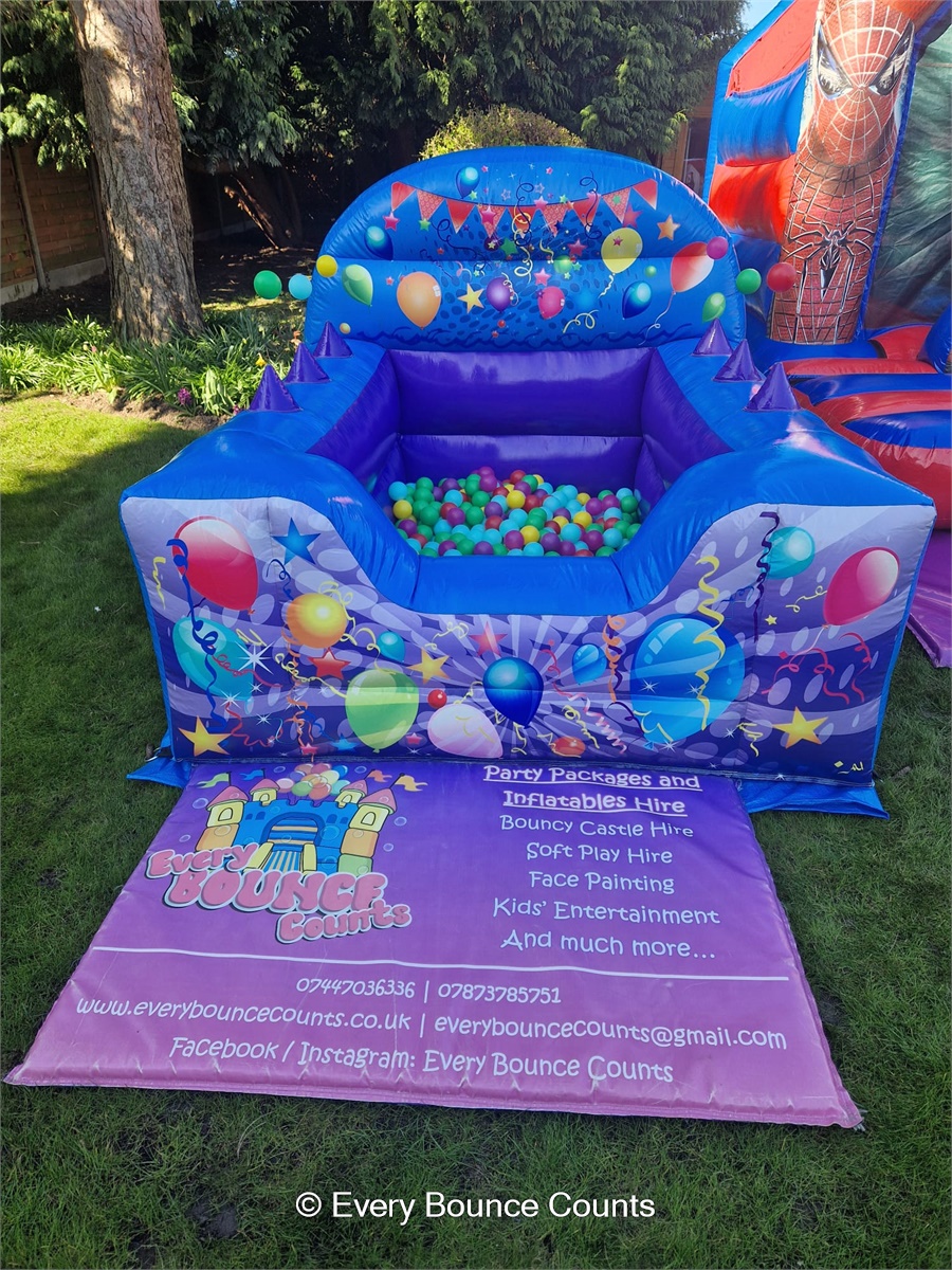 Inflatable ball pool (blue) - Hire in Slough | Every Bounce Counts