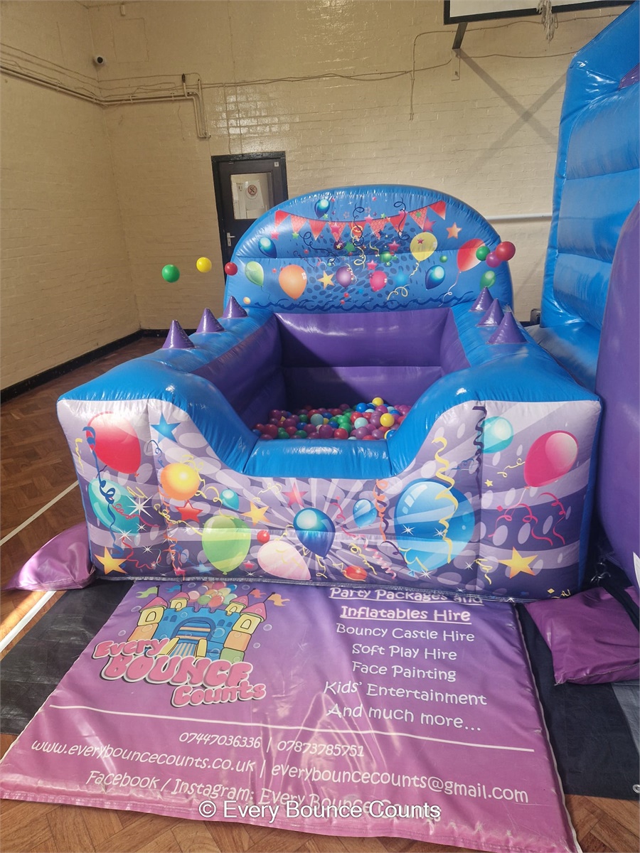 Inflatable ball pool (blue) - Hire in Slough | Every Bounce Counts