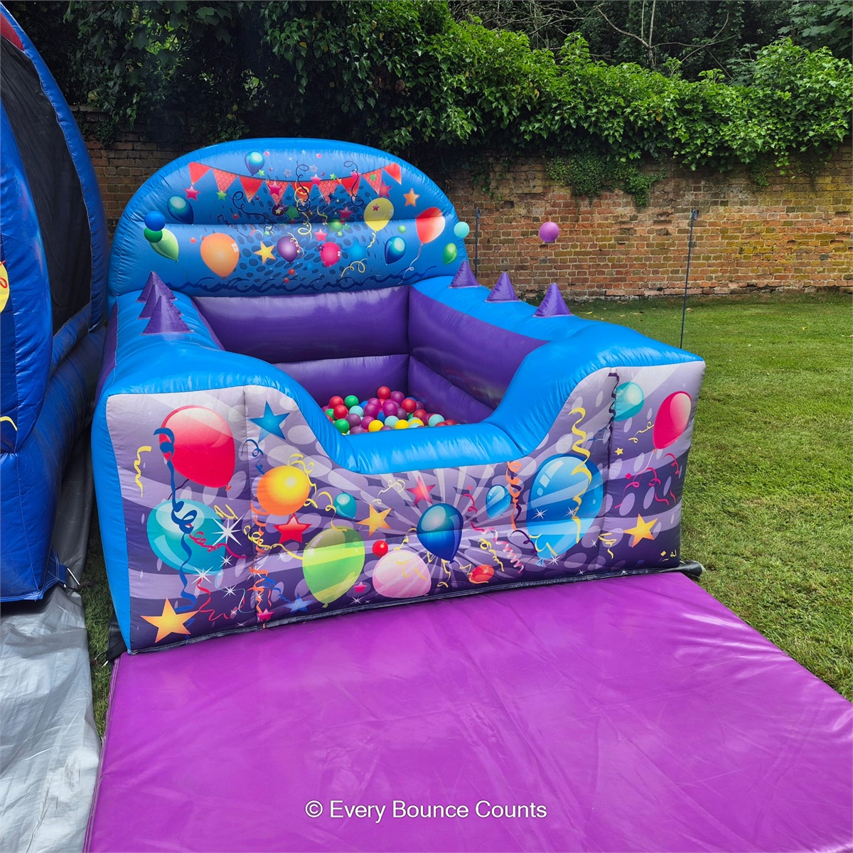 Inflatable ball pool (blue) - Hire in Slough | Every Bounce Counts